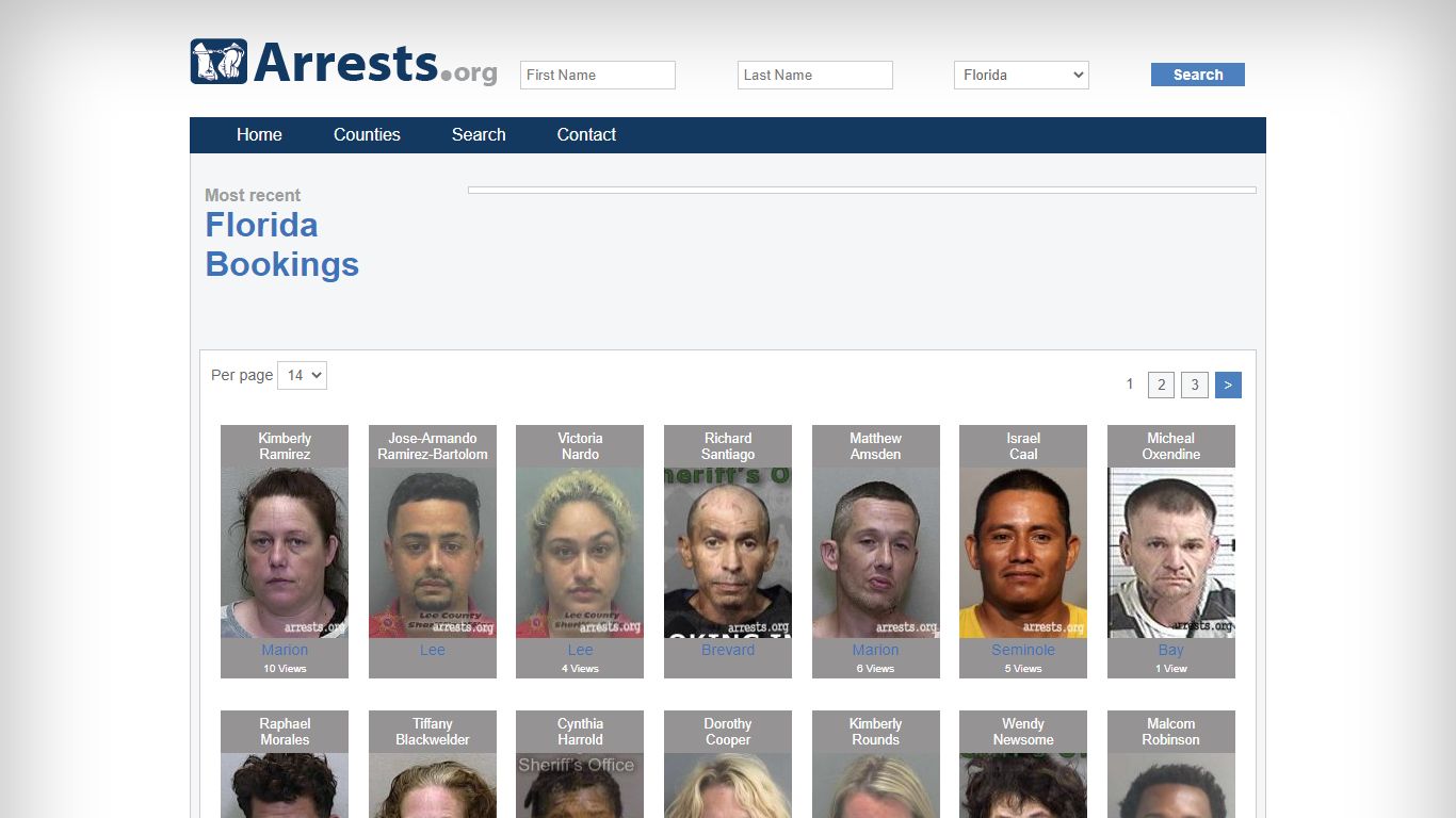 Florida Arrests and Inmate Search